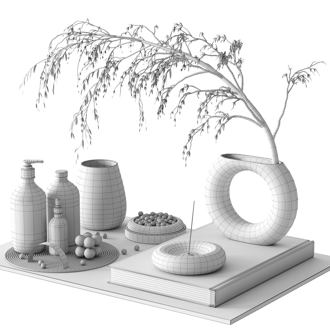 3D Decorative Set 17 - TurboSquid 2355278