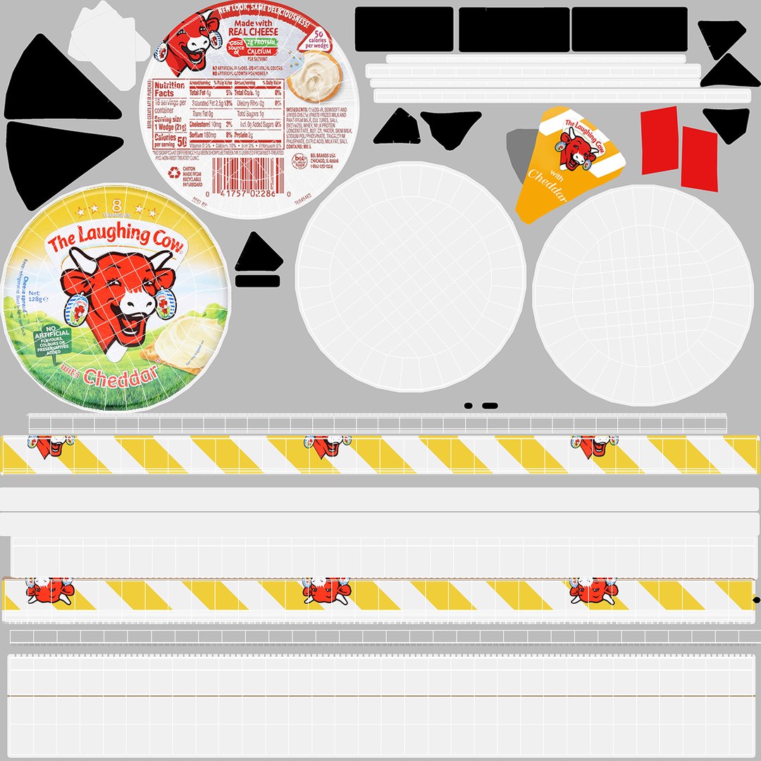 3D Package of Creamy Cheese Laughing Cow Cheddar https://p.turbosquid.com/ts-thumb/KZ/6MEOvH/2u/packageofcreamycheeselaughingcowcheddarmb3dmodel017/jpg/1700809017/1920x1080/fit_q87/fae3425bba735fd6a8fc217b16b13de93cc53e75/packageofcreamycheeselaughingcowcheddarmb3dmodel017.jpg