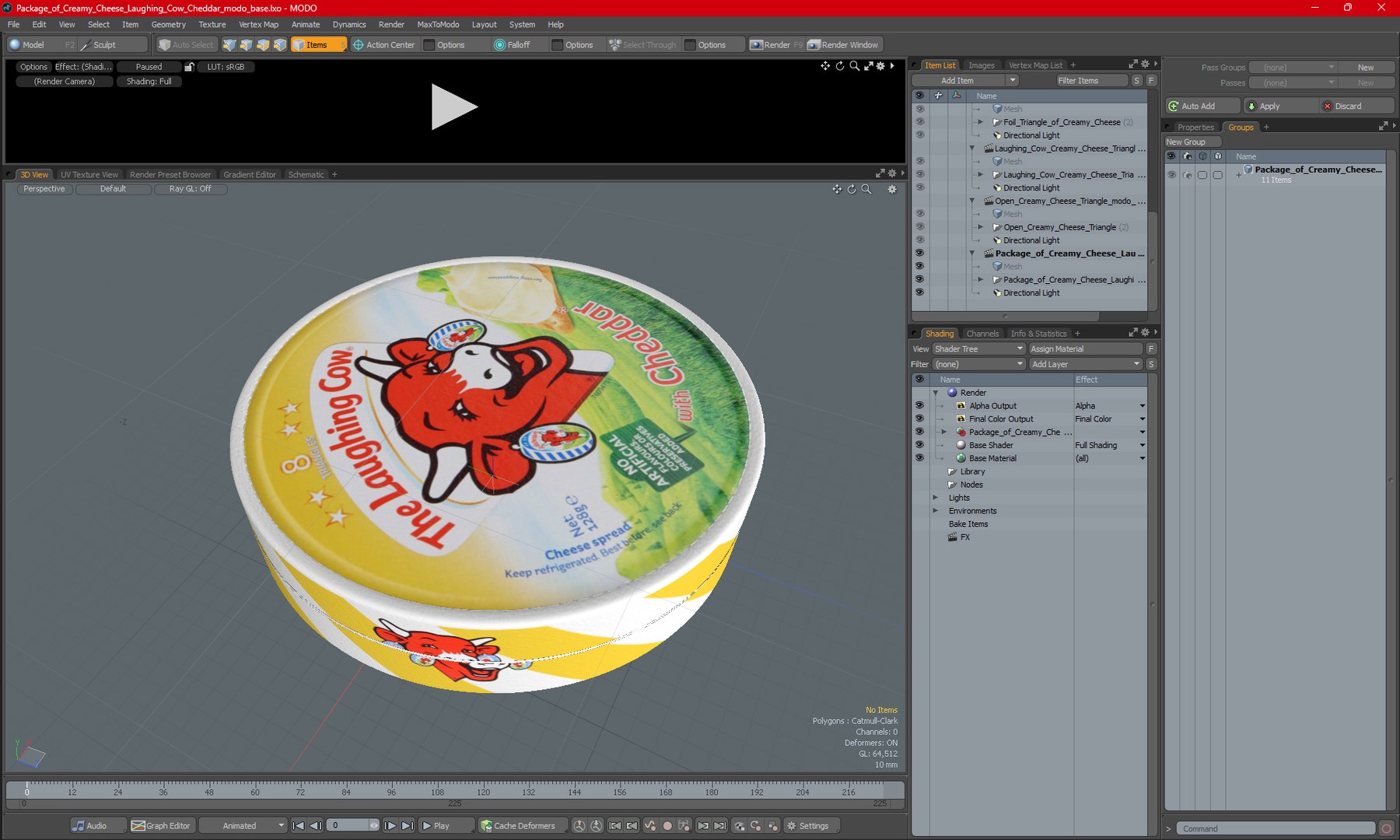 3D Package of Creamy Cheese Laughing Cow Cheddar https://p.turbosquid.com/ts-thumb/KZ/6MEOvH/5t/packageofcreamycheeselaughingcowcheddarmb3dmodel023/jpg/1700809044/1920x1080/fit_q87/c7c268950fa1ff91d32d88af812efc65f4987547/packageofcreamycheeselaughingcowcheddarmb3dmodel023.jpg