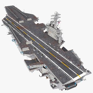 Aircraft Carrier CVN-74 3D model