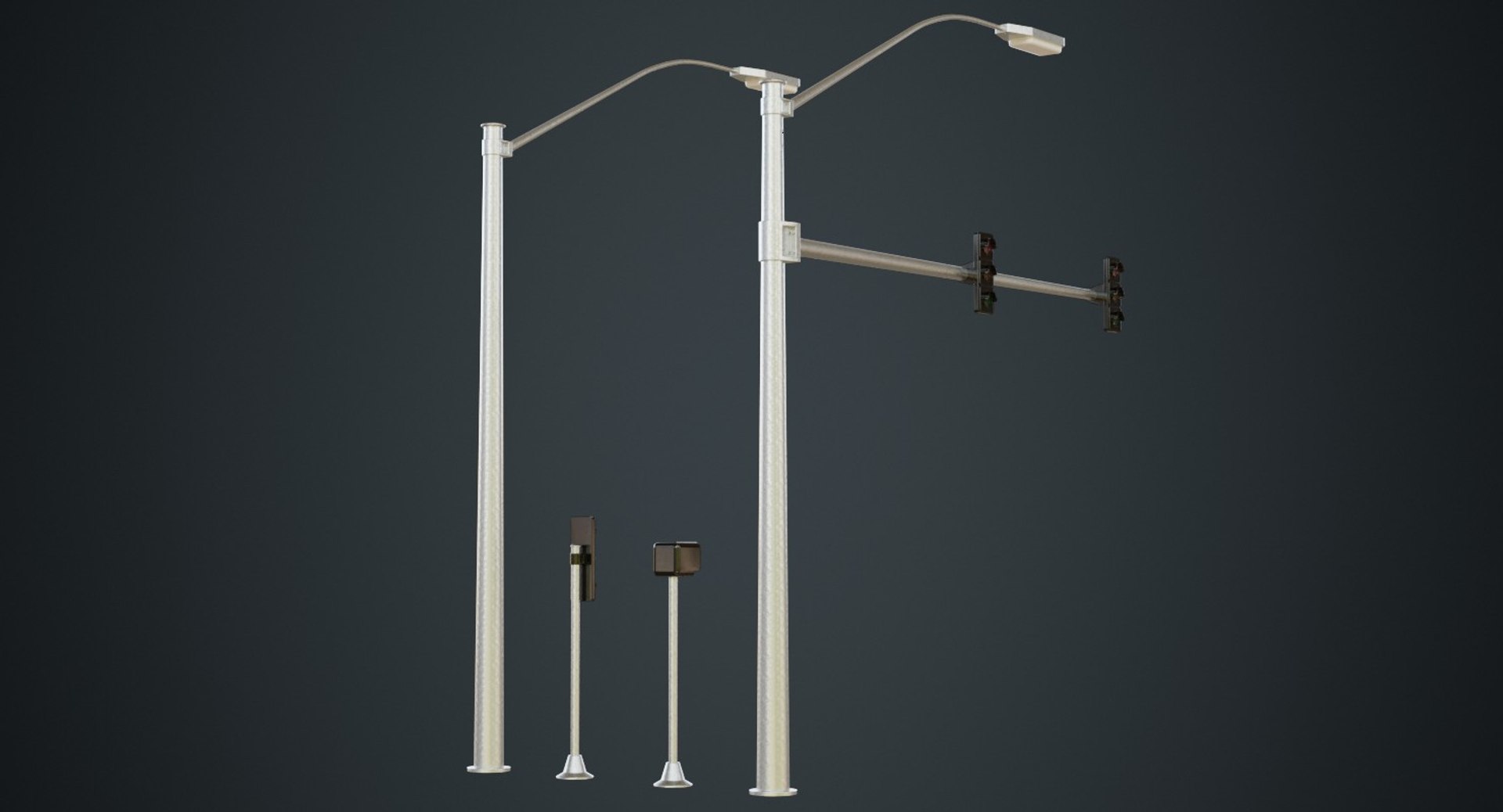 Stop Light 1b 3D Model - TurboSquid 1390595