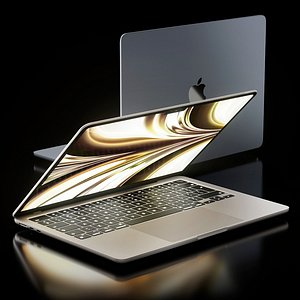 3D Apple MacBook Air 2022