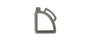 3D engine oil bottle model