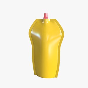 3D model doypack packaging