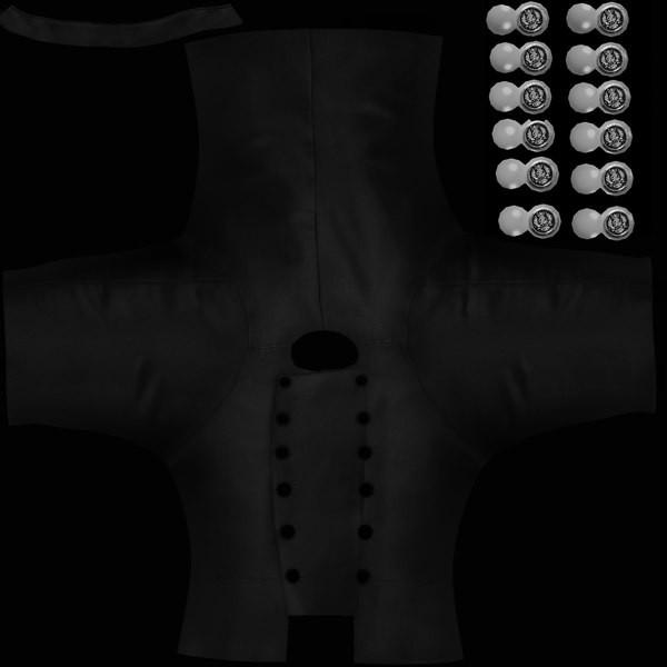 3D Men Double Breasted Blazer model - TurboSquid 1829804