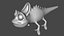 Chameleon Toon Rigged Low-poly 3D model 3D model
