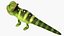 Chameleon Toon Rigged Low-poly 3D model 3D model