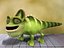 Chameleon Toon Rigged Low-poly 3D model 3D model