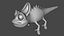 Chameleon Toon Rigged Low-poly 3D model 3D model