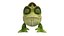 Chameleon Toon Rigged Low-poly 3D model 3D model