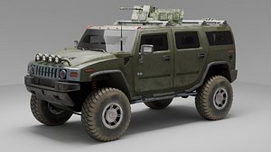 Military Armored Vehicle Humvee