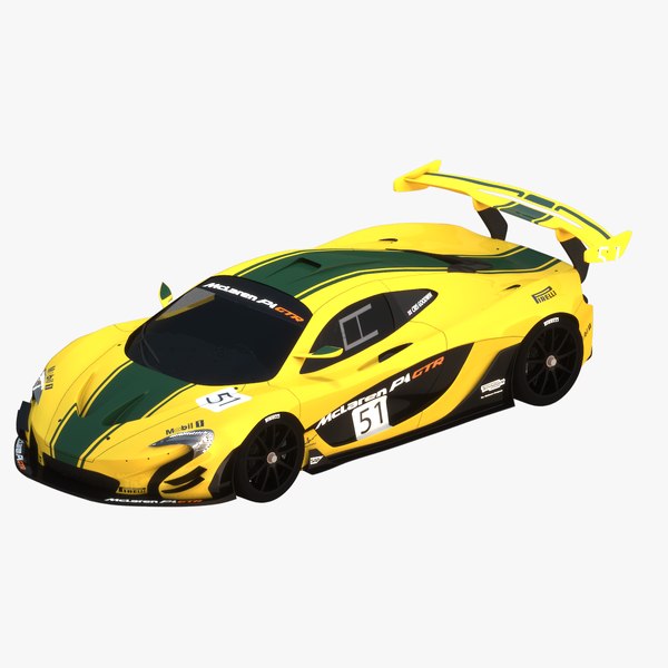 マクラーレンP1 GTRイエロー3Dモデル - TurboSquid 1244702
