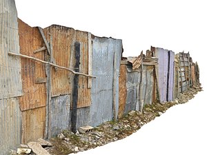 3D african slums scan 16k