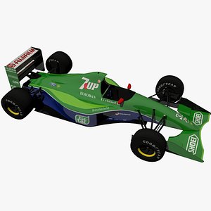 Michael Schumacher Jordan 191 Formula one car