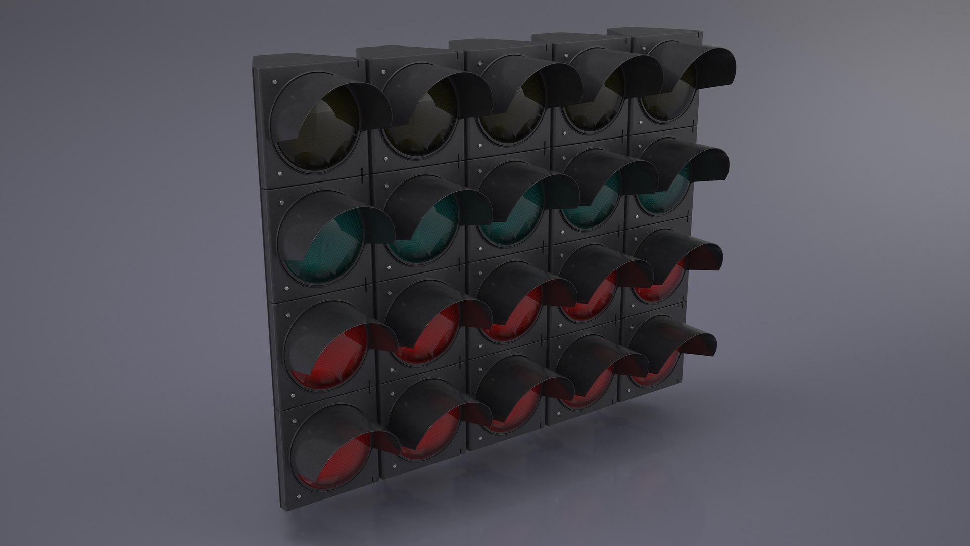 3D Racing Start Lights Off - TurboSquid 2003397