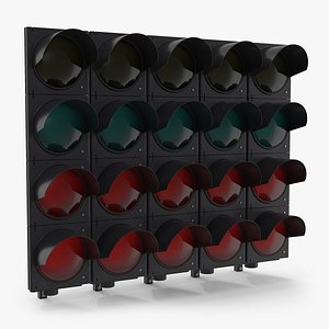 3D Racing Start Lights Off