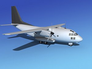3d obj aircraft vbm c-27 spartan