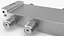 Splitter coassiale tipo F a 6 vie
