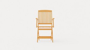 3D Boston folding chair model