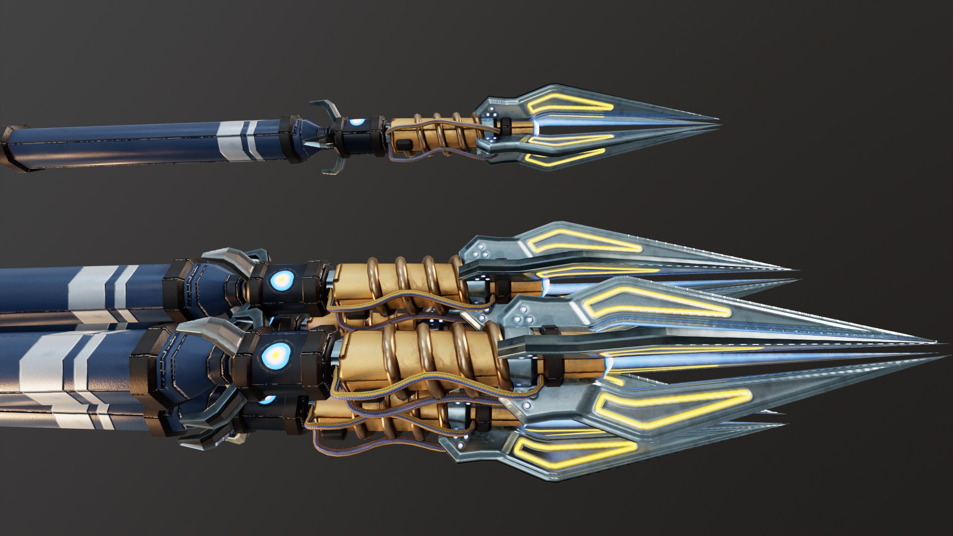 Sci-Fi Electric Arrows 3D Model - TurboSquid 2279161