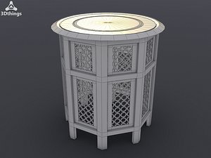 large inlaid carved 3d model