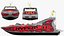 Moggaro 950 WJ Jet Boat Gris