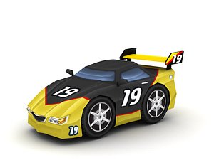 Cartoon Racing car