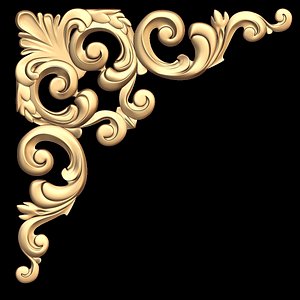 (506) Decor Element -3d STL model for CNC