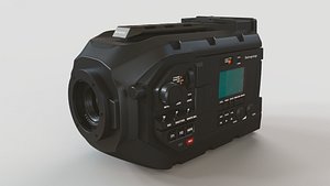 blackmagic ursa mini movie camera 3D model