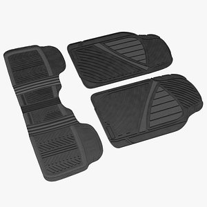 All-Season Rubber Car Mats 3D model