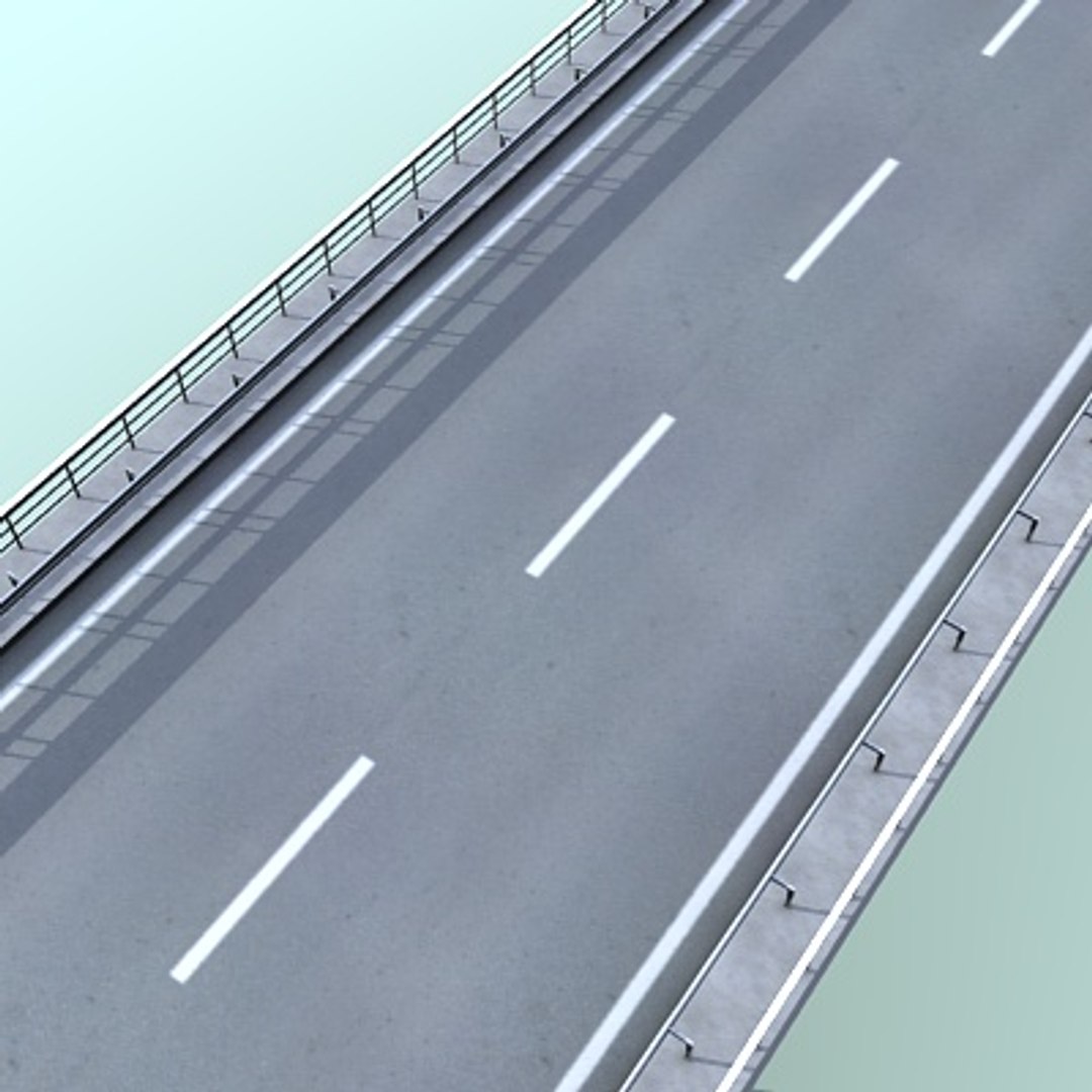 overpass road highway 3d model