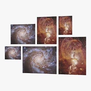 3D model Canvas Print 4x3