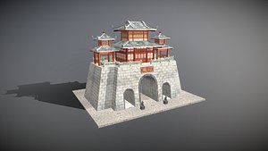3D Ancient City Gate