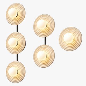 Kuzco sconce Alora Dahlia 3D model