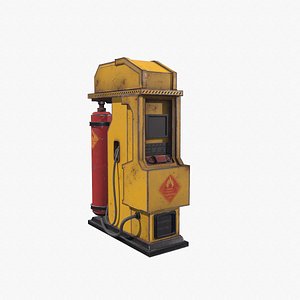 3D Gas station model