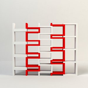 acrylic shelves 3d model