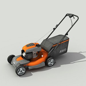 Lawn Mower - Low poly
