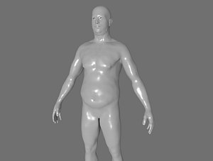 male body 3D model