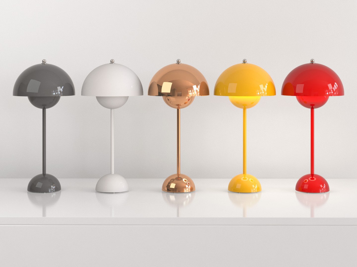 Flowerpot vp3 online table lamp