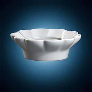 Wavy Flower Trinket Tray 3D Print Model 3D