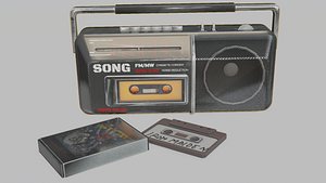 tape recorder 3D