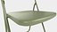 Silla plegable Vihals verde