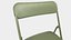 Silla plegable Vihals verde