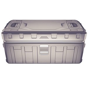 3D military crate