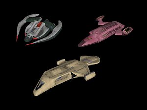 3 SpaceShips