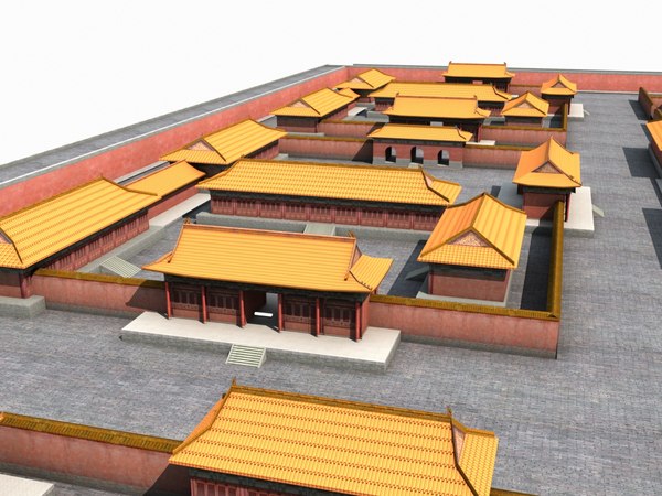 Chinese Forbidden City model - TurboSquid 1840908