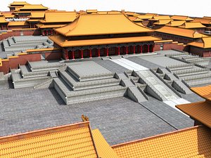 Chinese Forbidden City model