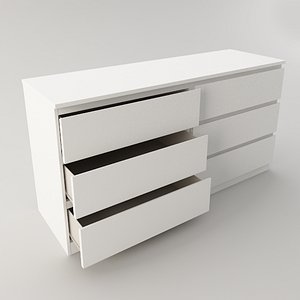 3d ikea chest drawer
