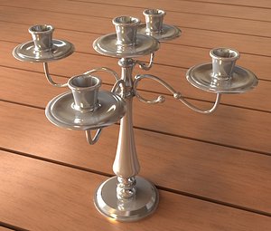 candle stand 3 3d max