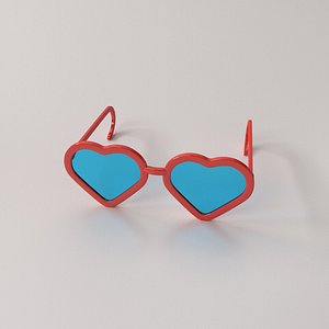 3D model fashion eyeglasses v2